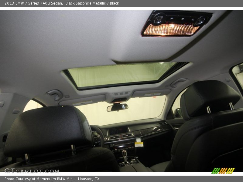 Black Sapphire Metallic / Black 2013 BMW 7 Series 740Li Sedan