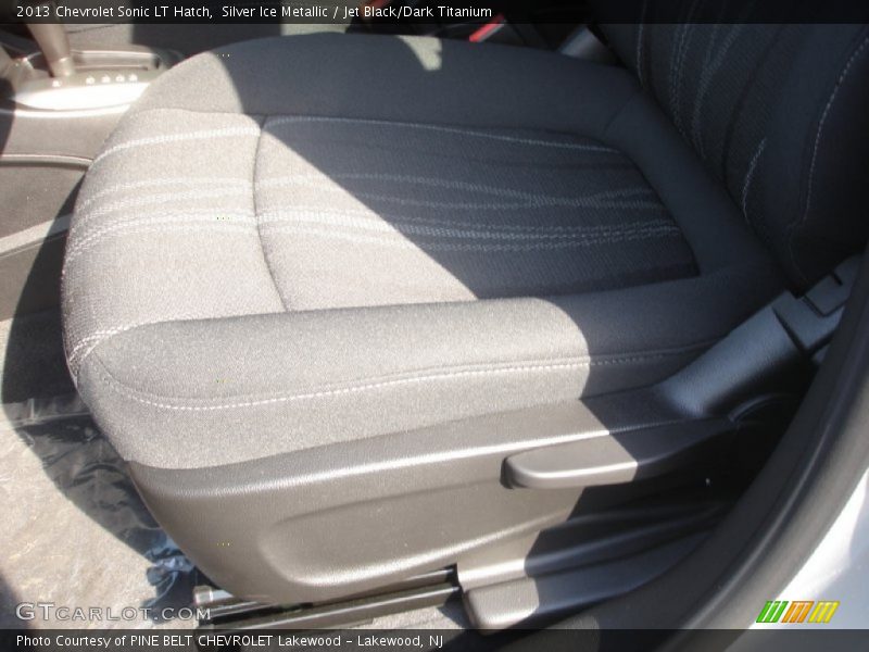 Silver Ice Metallic / Jet Black/Dark Titanium 2013 Chevrolet Sonic LT Hatch