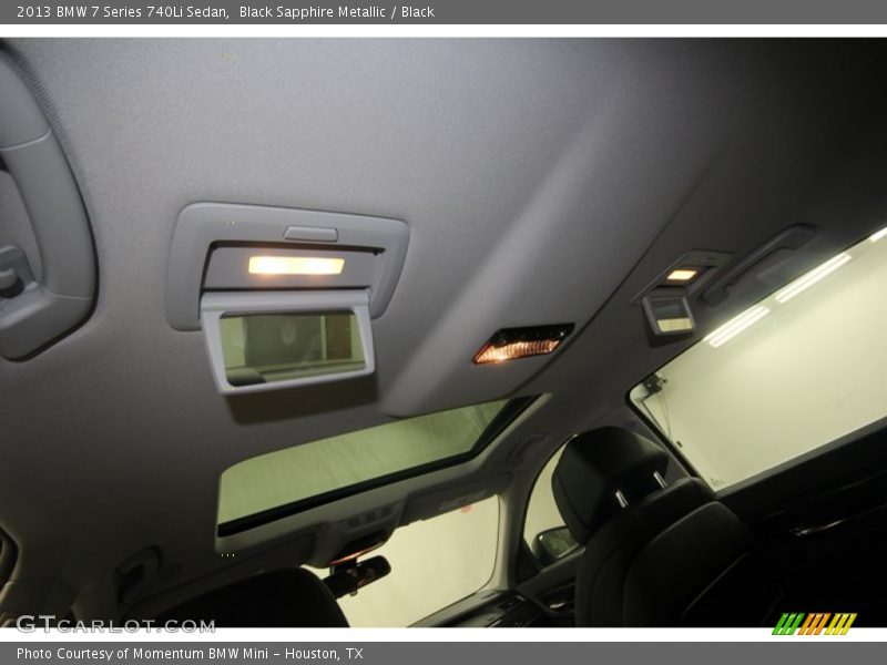 Black Sapphire Metallic / Black 2013 BMW 7 Series 740Li Sedan