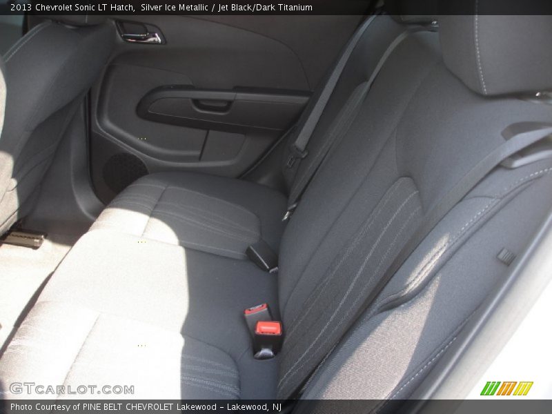 Silver Ice Metallic / Jet Black/Dark Titanium 2013 Chevrolet Sonic LT Hatch