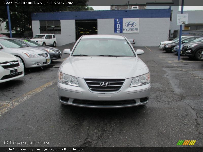 Bright Silver / Gray 2009 Hyundai Sonata GLS