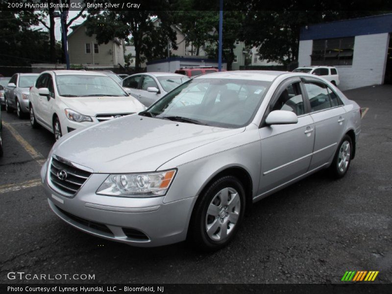 Bright Silver / Gray 2009 Hyundai Sonata GLS