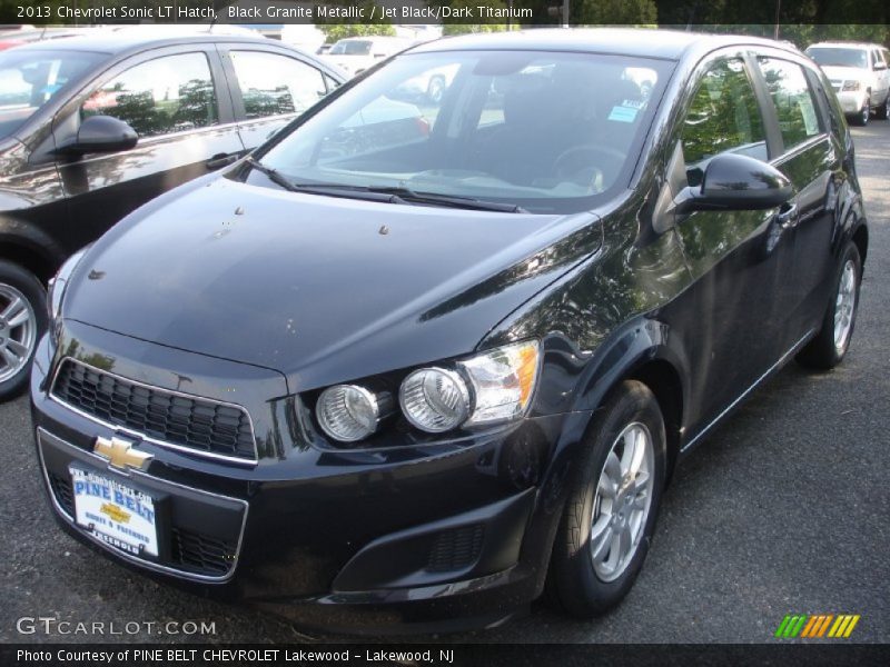 Black Granite Metallic / Jet Black/Dark Titanium 2013 Chevrolet Sonic LT Hatch
