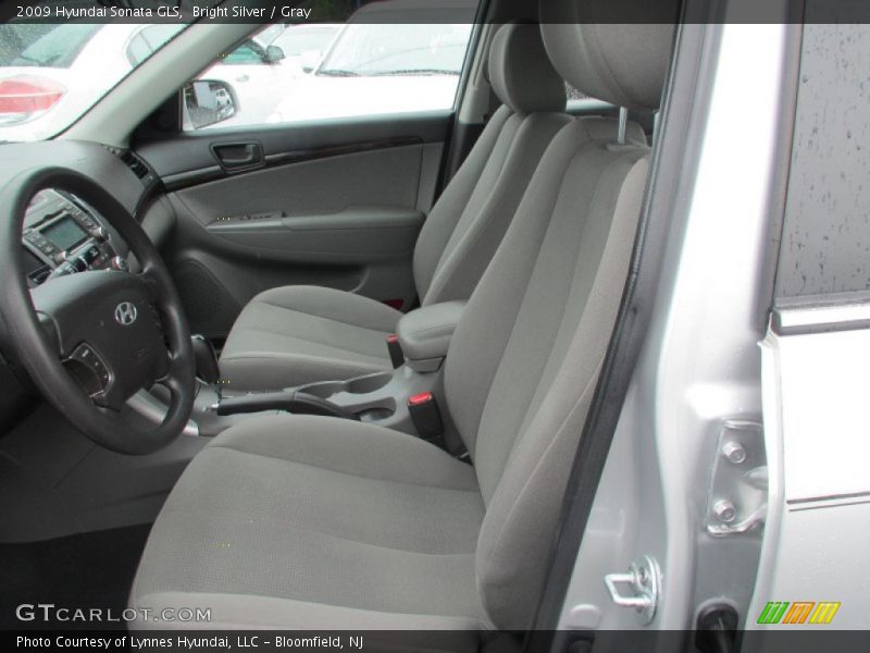 Bright Silver / Gray 2009 Hyundai Sonata GLS
