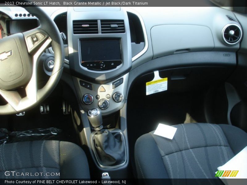 Black Granite Metallic / Jet Black/Dark Titanium 2013 Chevrolet Sonic LT Hatch