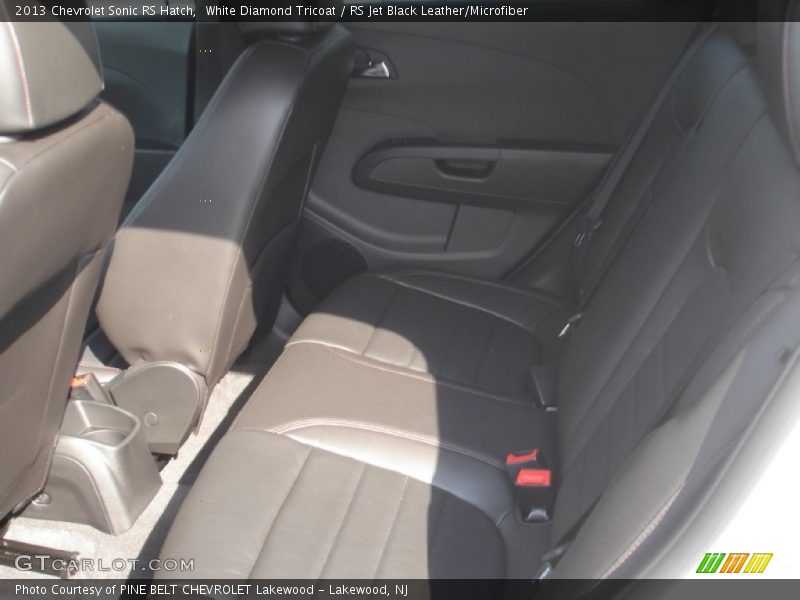 White Diamond Tricoat / RS Jet Black Leather/Microfiber 2013 Chevrolet Sonic RS Hatch