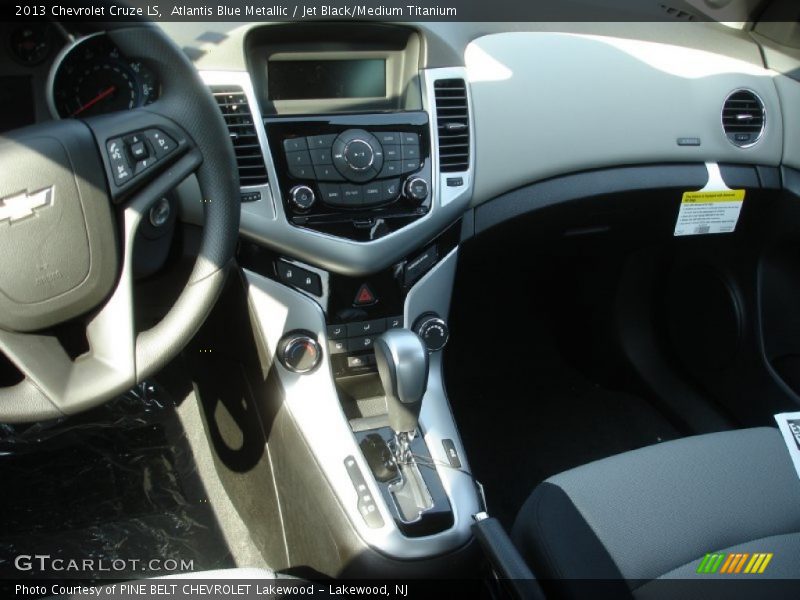 Atlantis Blue Metallic / Jet Black/Medium Titanium 2013 Chevrolet Cruze LS