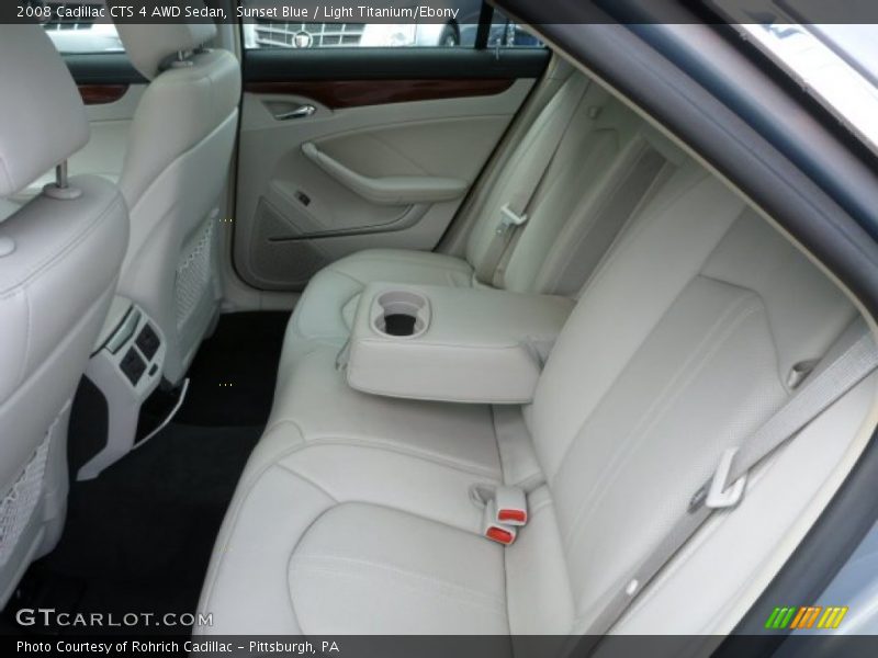 Rear Seat of 2008 CTS 4 AWD Sedan