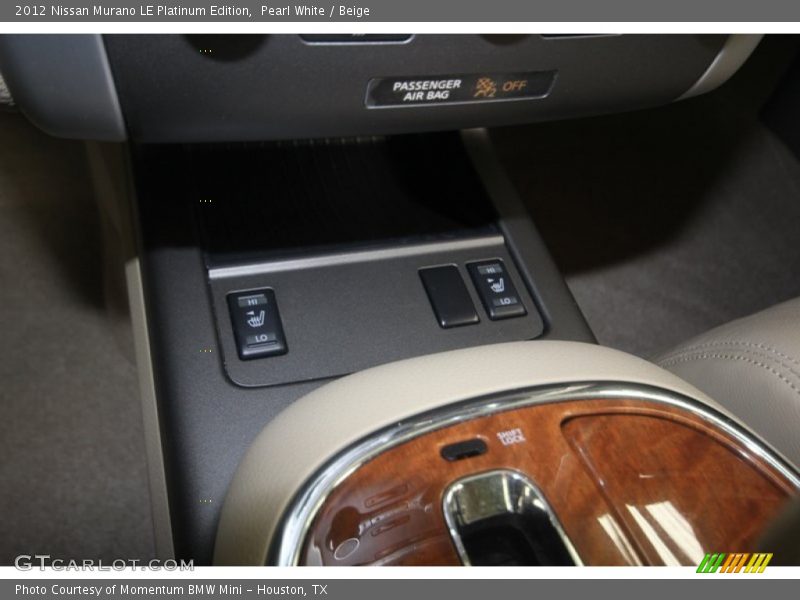 Pearl White / Beige 2012 Nissan Murano LE Platinum Edition