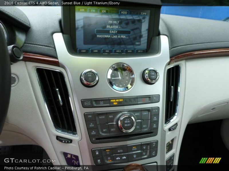 Controls of 2008 CTS 4 AWD Sedan