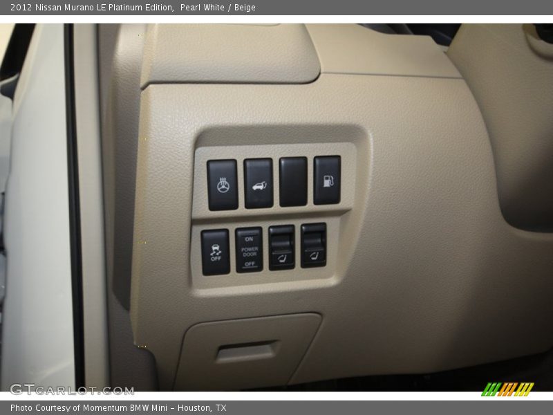 Pearl White / Beige 2012 Nissan Murano LE Platinum Edition