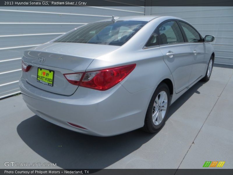 Radiant Silver / Gray 2013 Hyundai Sonata GLS