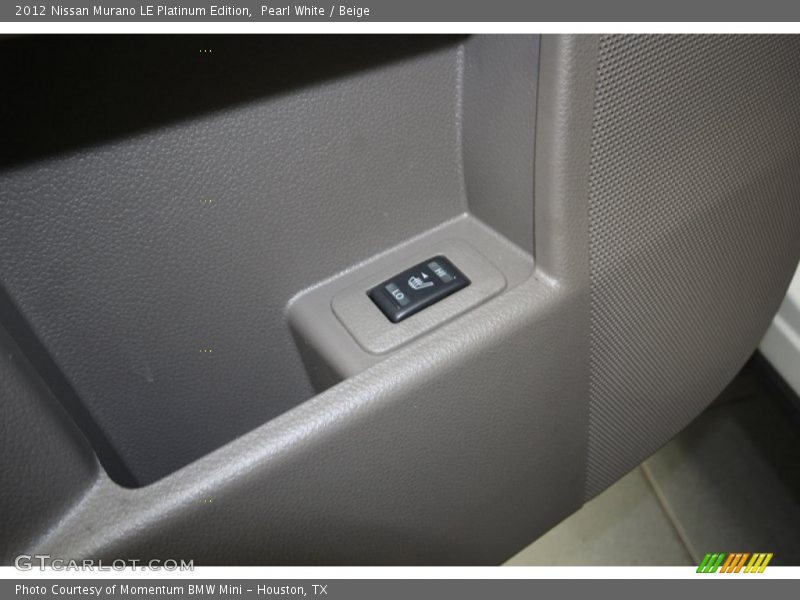 Pearl White / Beige 2012 Nissan Murano LE Platinum Edition