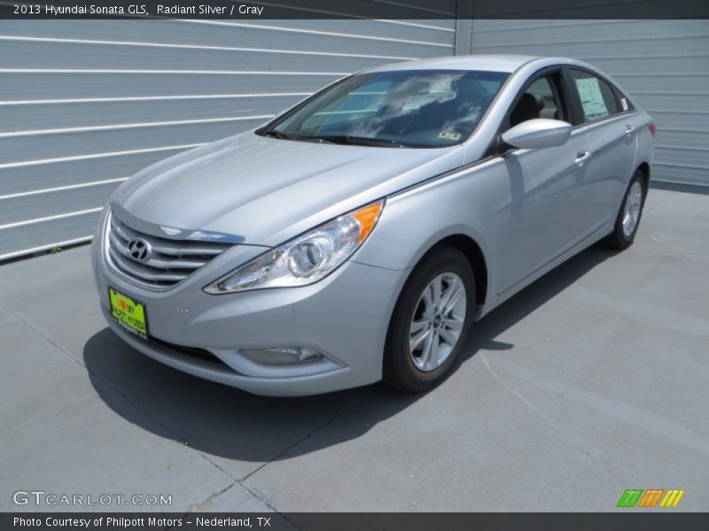Radiant Silver / Gray 2013 Hyundai Sonata GLS