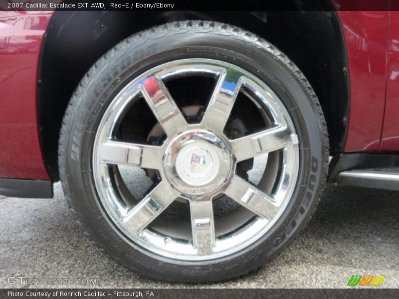Red-E / Ebony/Ebony 2007 Cadillac Escalade EXT AWD