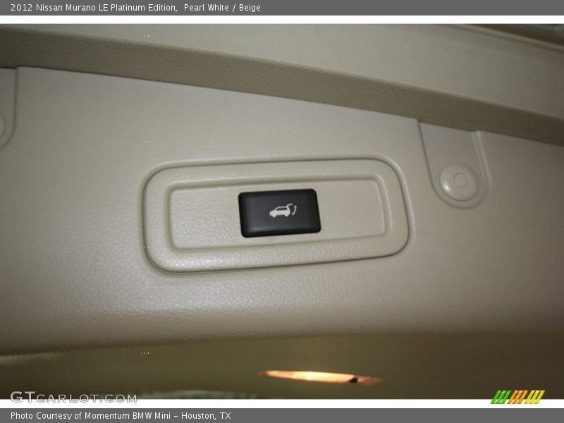 Pearl White / Beige 2012 Nissan Murano LE Platinum Edition