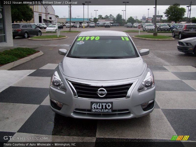 Brilliant Silver / Charcoal 2013 Nissan Altima 3.5 S