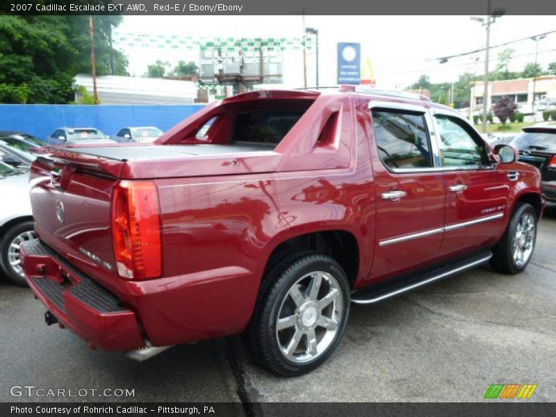 Red-E / Ebony/Ebony 2007 Cadillac Escalade EXT AWD
