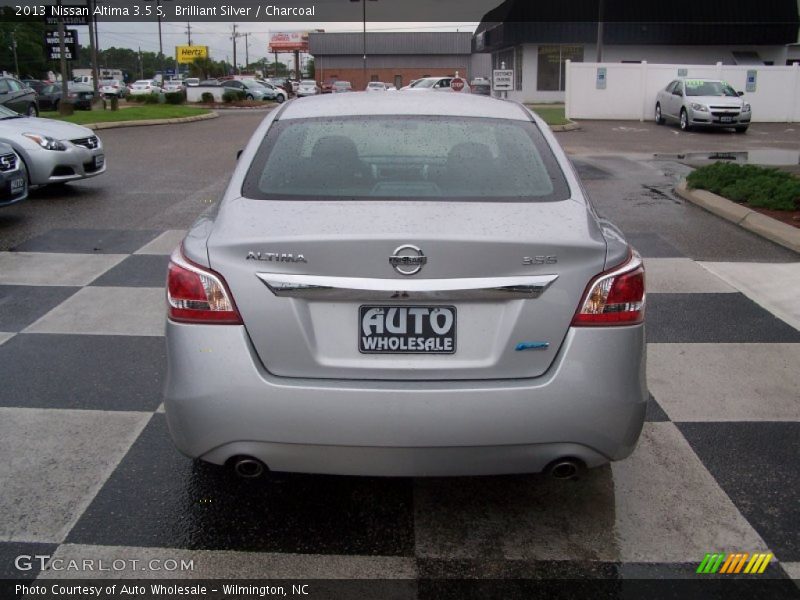 Brilliant Silver / Charcoal 2013 Nissan Altima 3.5 S
