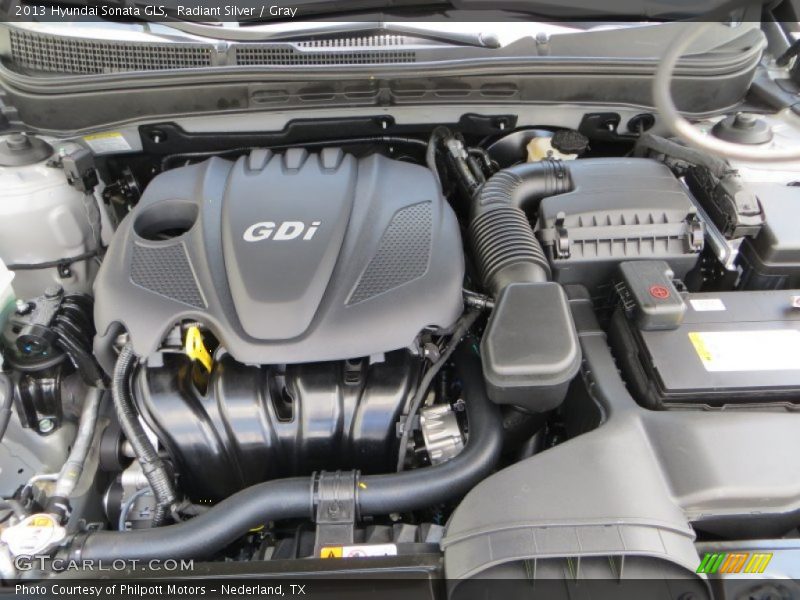 Radiant Silver / Gray 2013 Hyundai Sonata GLS