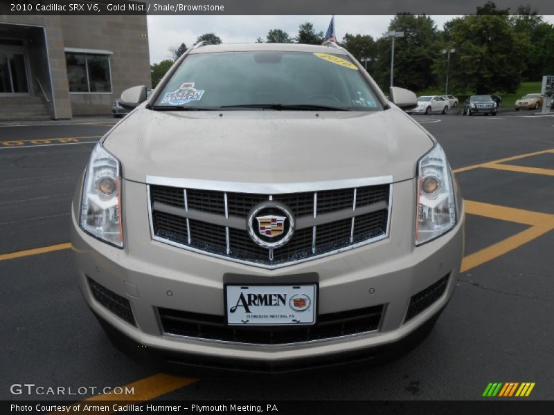 Gold Mist / Shale/Brownstone 2010 Cadillac SRX V6