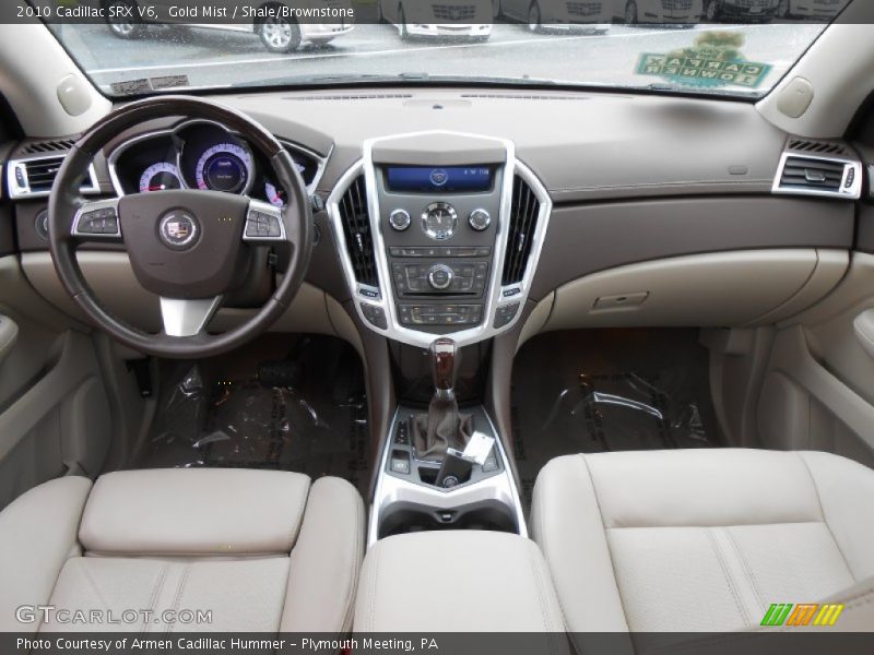 Gold Mist / Shale/Brownstone 2010 Cadillac SRX V6