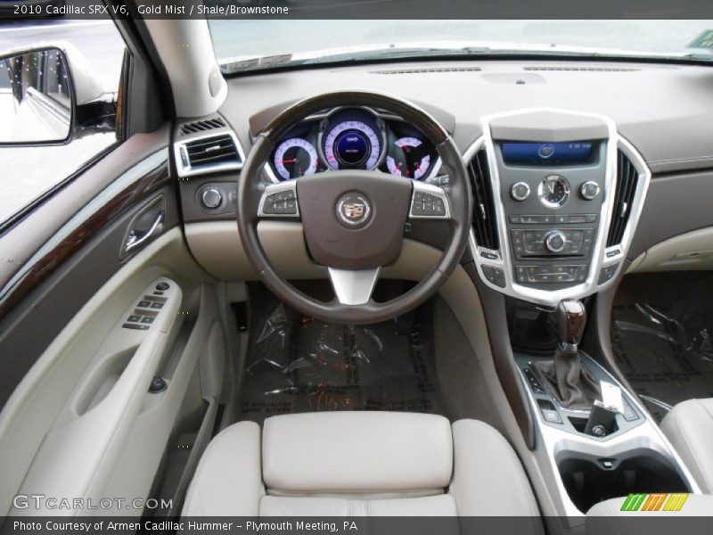 Gold Mist / Shale/Brownstone 2010 Cadillac SRX V6