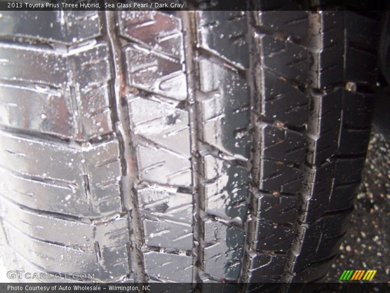 Sea Glass Pearl / Dark Gray 2013 Toyota Prius Three Hybrid