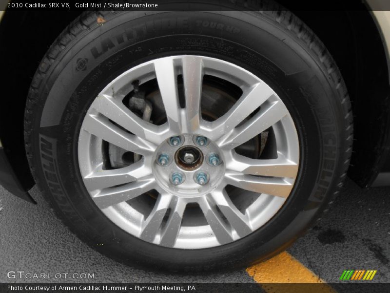 Gold Mist / Shale/Brownstone 2010 Cadillac SRX V6