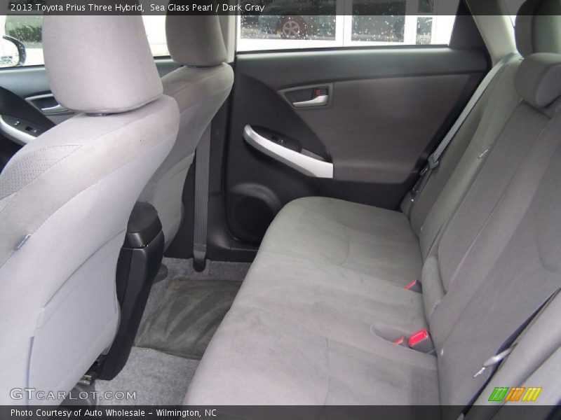 Sea Glass Pearl / Dark Gray 2013 Toyota Prius Three Hybrid