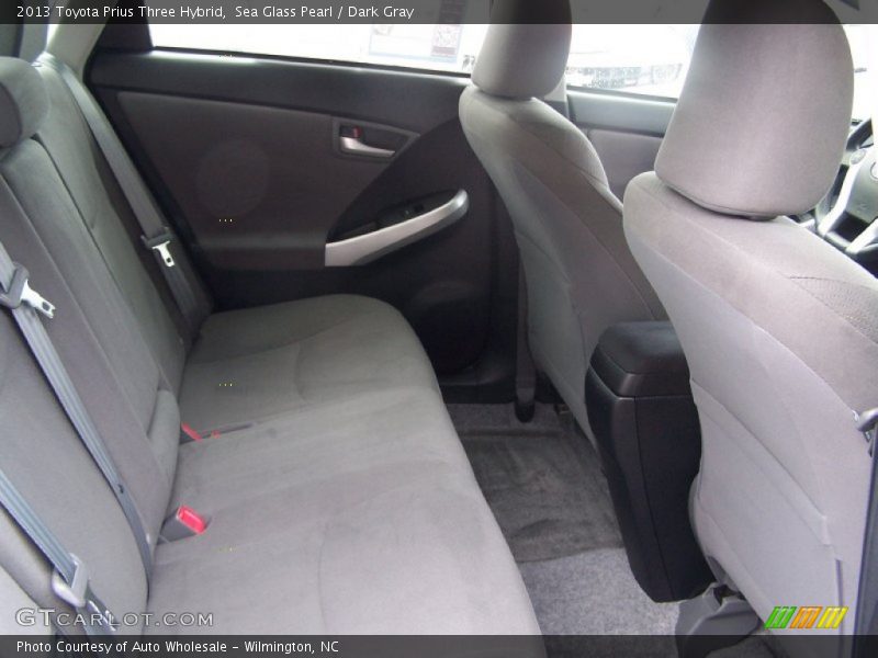Sea Glass Pearl / Dark Gray 2013 Toyota Prius Three Hybrid