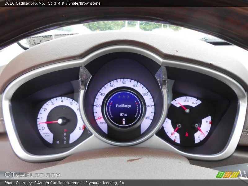 Gold Mist / Shale/Brownstone 2010 Cadillac SRX V6