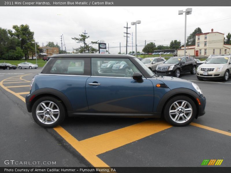 Horizon Blue Metallic / Carbon Black 2011 Mini Cooper Hardtop