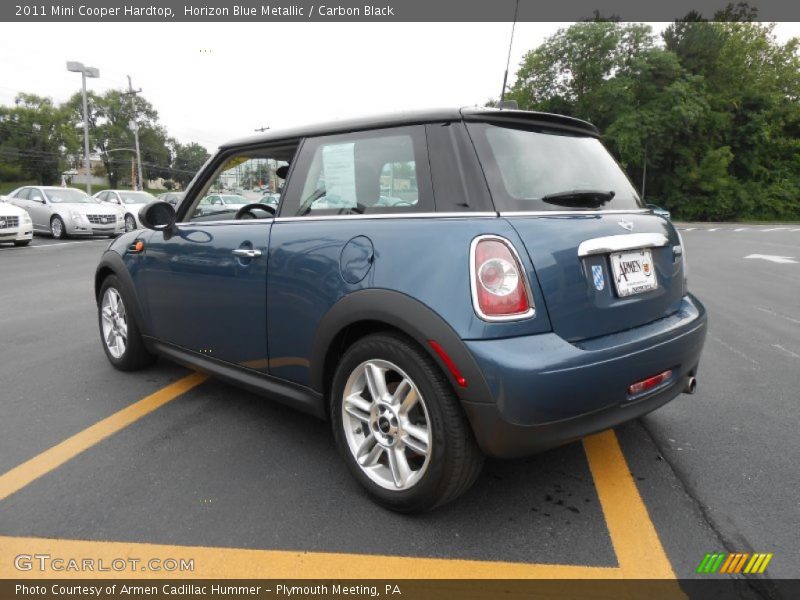 Horizon Blue Metallic / Carbon Black 2011 Mini Cooper Hardtop