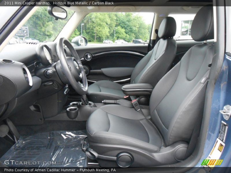 Horizon Blue Metallic / Carbon Black 2011 Mini Cooper Hardtop