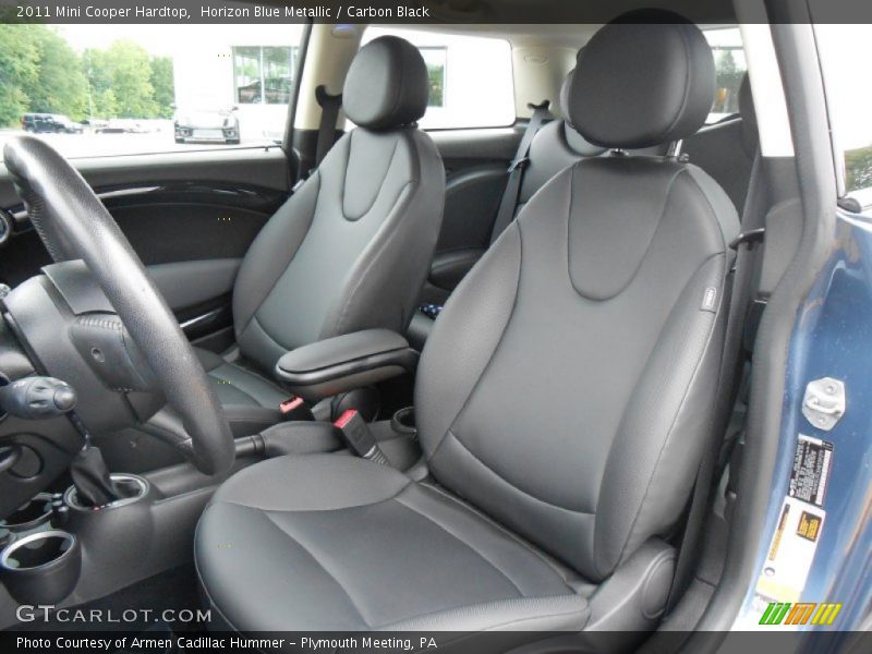 Horizon Blue Metallic / Carbon Black 2011 Mini Cooper Hardtop