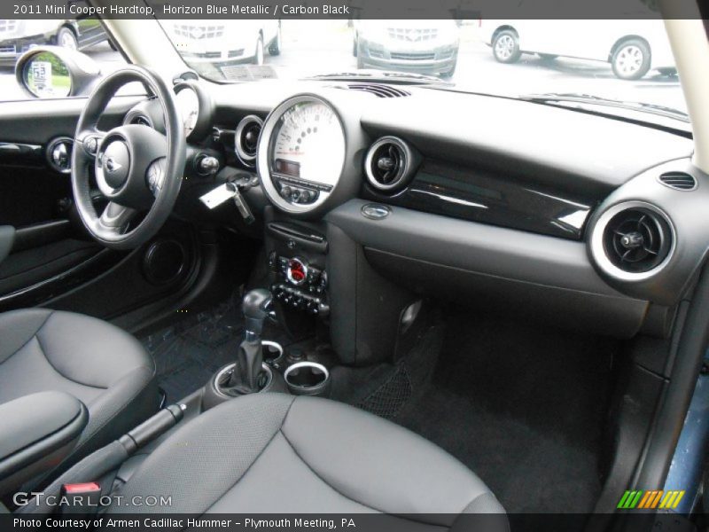 Horizon Blue Metallic / Carbon Black 2011 Mini Cooper Hardtop