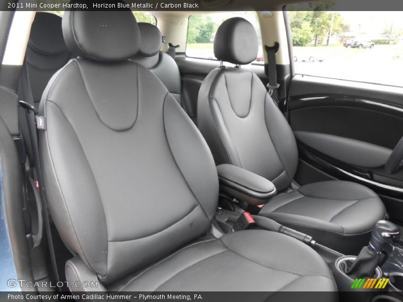 Horizon Blue Metallic / Carbon Black 2011 Mini Cooper Hardtop