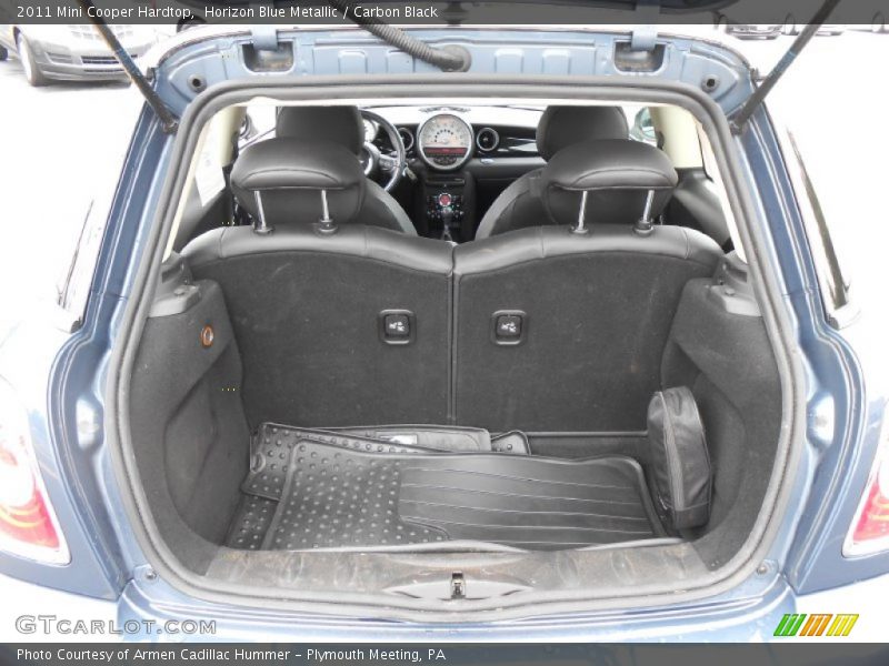 Horizon Blue Metallic / Carbon Black 2011 Mini Cooper Hardtop