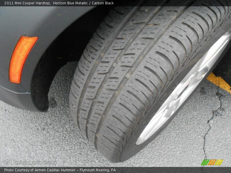 Horizon Blue Metallic / Carbon Black 2011 Mini Cooper Hardtop