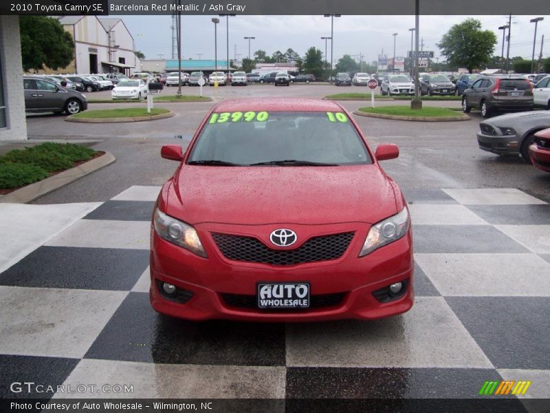 Barcelona Red Metallic / Ash Gray 2010 Toyota Camry SE
