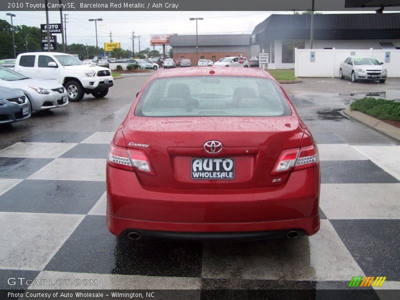 Barcelona Red Metallic / Ash Gray 2010 Toyota Camry SE