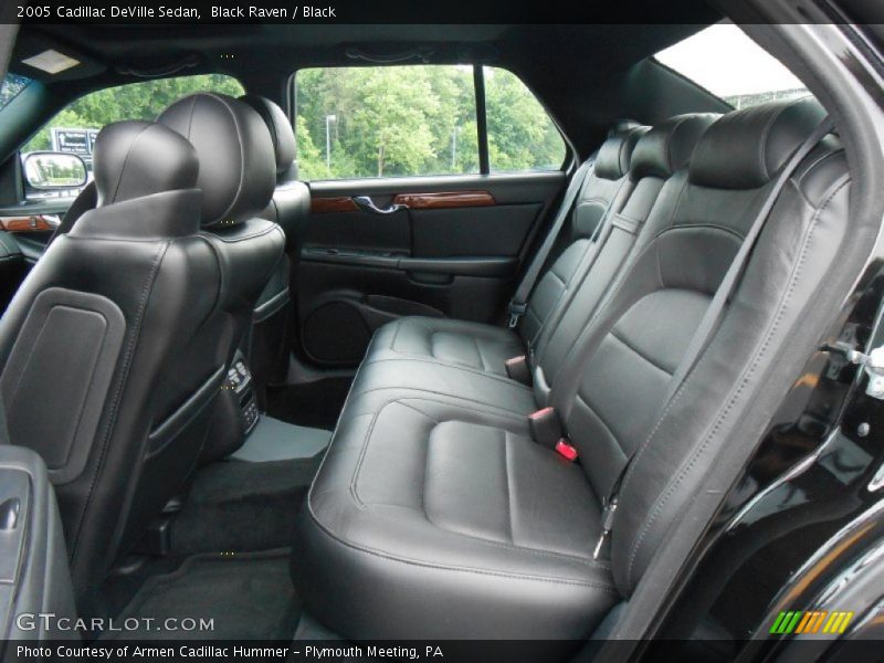 Rear Seat of 2005 DeVille Sedan