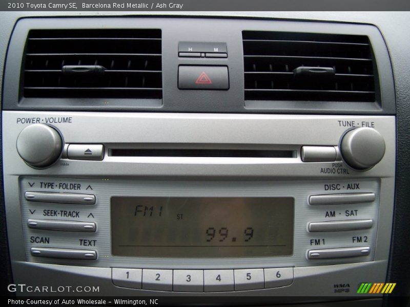 Barcelona Red Metallic / Ash Gray 2010 Toyota Camry SE