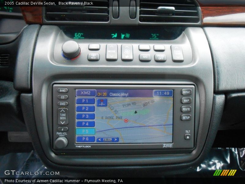Controls of 2005 DeVille Sedan