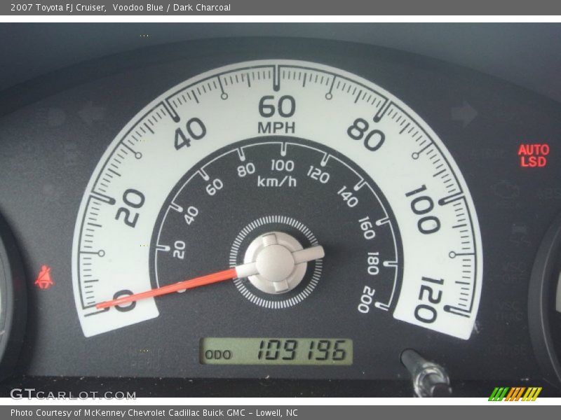 Voodoo Blue / Dark Charcoal 2007 Toyota FJ Cruiser