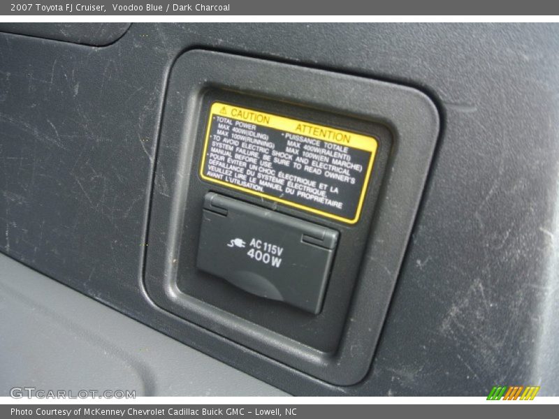 Voodoo Blue / Dark Charcoal 2007 Toyota FJ Cruiser