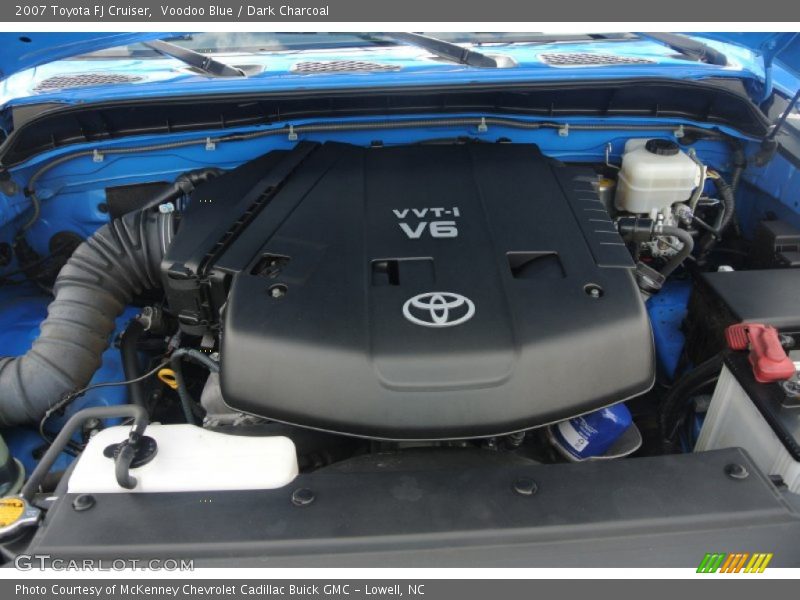 Voodoo Blue / Dark Charcoal 2007 Toyota FJ Cruiser