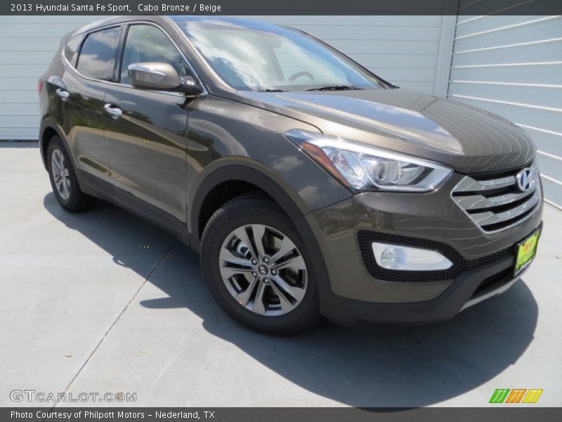 Cabo Bronze / Beige 2013 Hyundai Santa Fe Sport