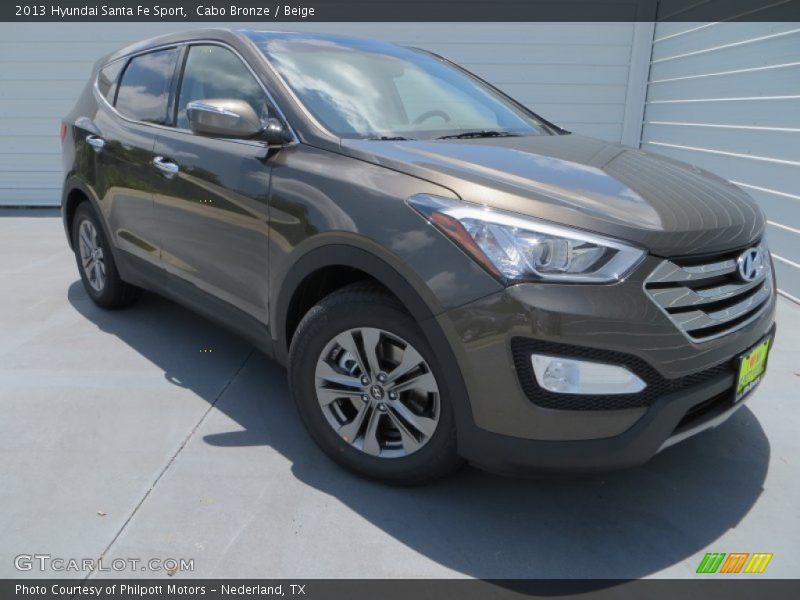 Cabo Bronze / Beige 2013 Hyundai Santa Fe Sport